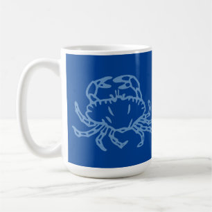 Anpassa Blue Crab Coffee Mugg