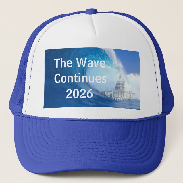 Anpassa Blue Wave Election 2026 Keps (Framsida)