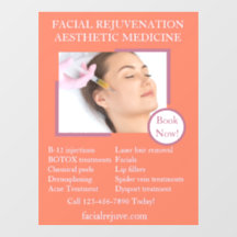 Anpassa Botox Facials för hudbehandling Detaljerad