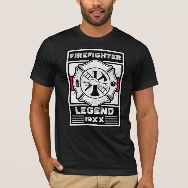 Anpassa brandsläckning med brandsläckning med Anpa T Shirt (Framsida)