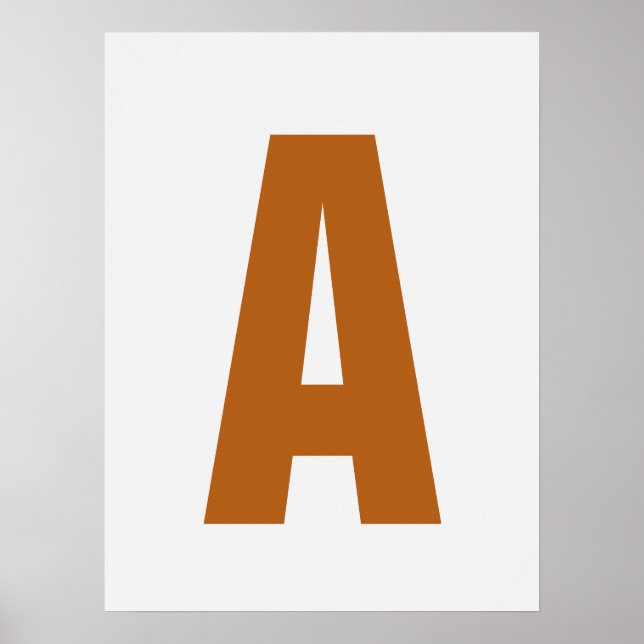 Anpassa Brev Wall Art Modern Mysigt Home Decor Poster (Framsidan)