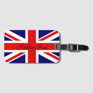 Anpassa British flagga Bagagebricka