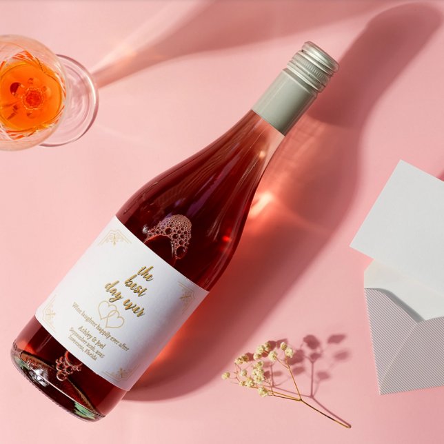 Anpassa Bröllop Rehearsal Champagne Hearts (Skapare uppladdad)