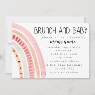 Anpassa Brunch och Babykläder Inbjudningar