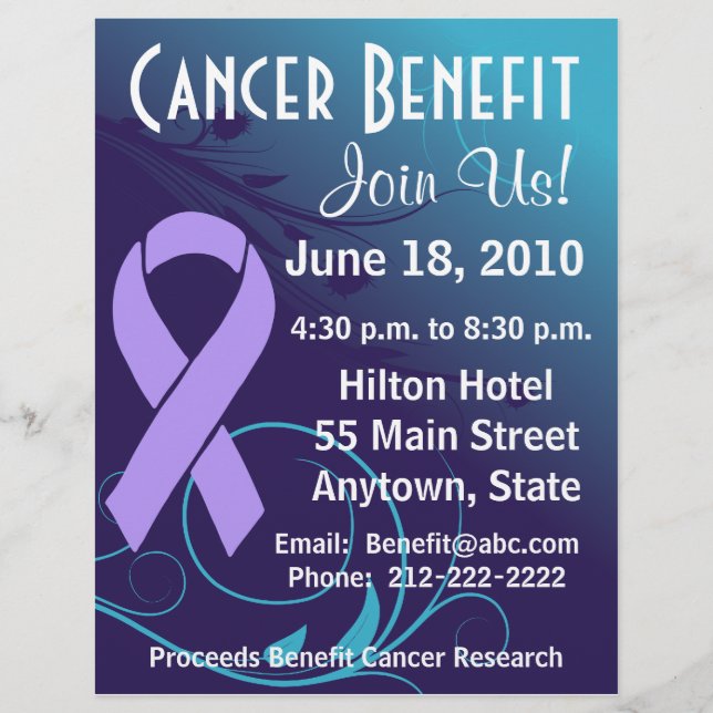 Anpassa Cancer Benefit Flyer (Framsidan)