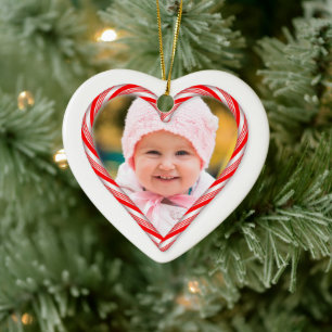 Anpassa Candy cane-ornament Julgransprydnad Keramik