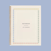 Anpassa chic Beige Sand Notebook Planner