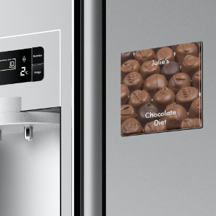 Anpassa choklad med Namn Magnet