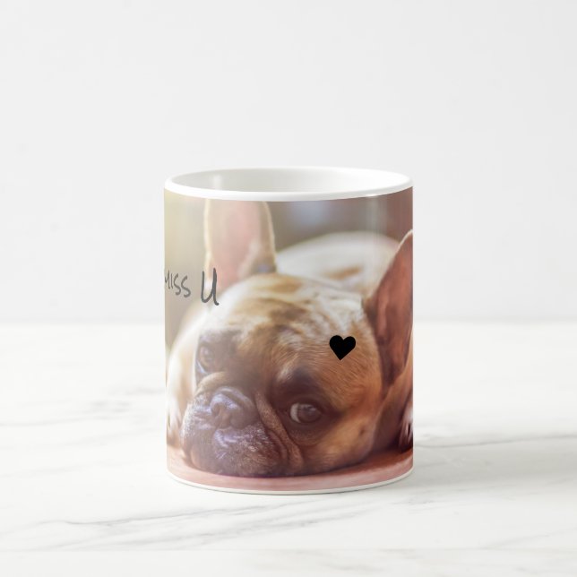 Anpassa Cute Doggy Kaffemugg (Center)