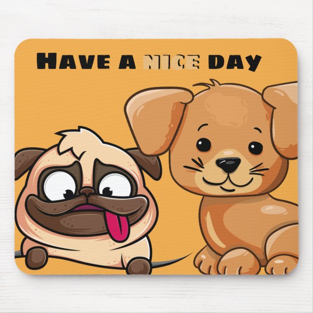 Anpassa Cute Doggy Musmatta (Framsidan)
