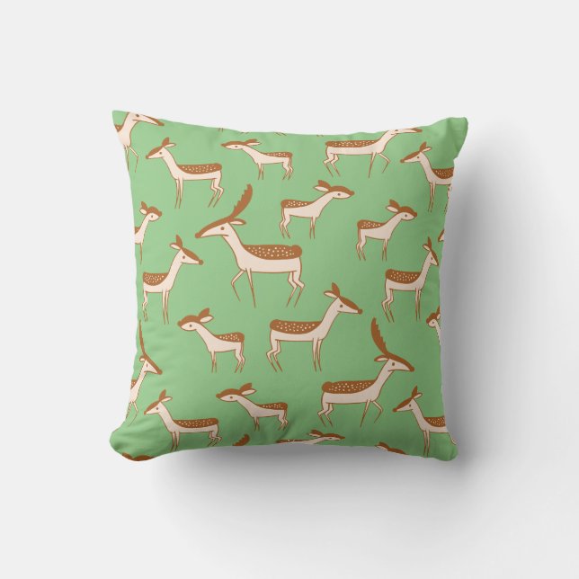Anpassa Cute Hjort Design Kudde (Framsida)