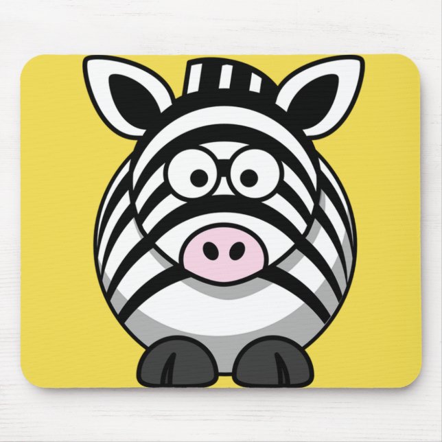 Anpassa Cute Zebra Musmatta (Framsidan)