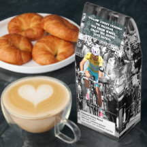 Anpassa Cykel Gul Tröja Ledande Peloton