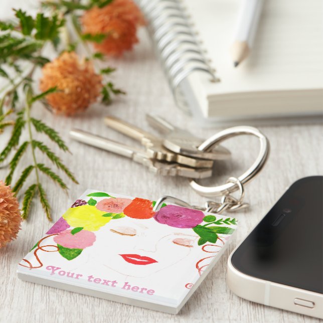 Anpassa den akryliska nyckelkedjan för pejlkonsten (Högra Framsidan)