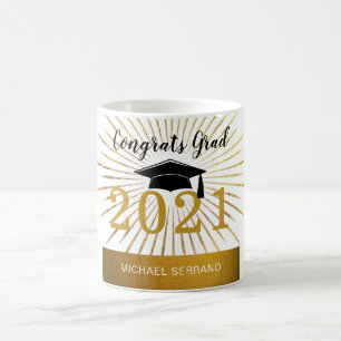 Anpassa den Gratulerara guldklassen 2021 Kaffemugg