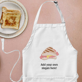 Anpassa den här Bacon Sandwich-grafiken Förkläde
