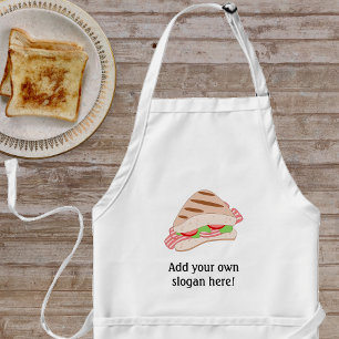 Anpassa den här BLT Sandwich-grafiken Förkläde