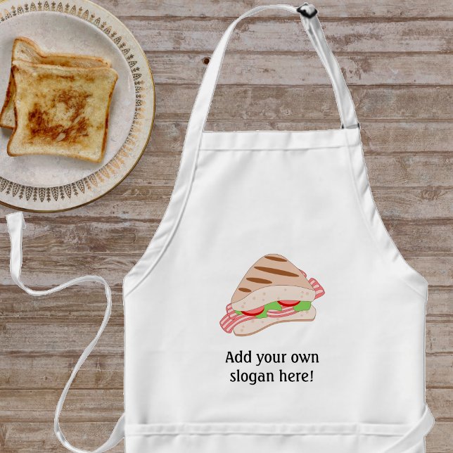 Anpassa den här BLT Sandwich-grafiken Förkläde (Skapare uppladdad)