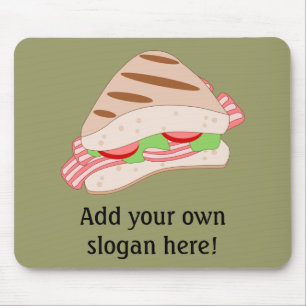 Anpassa den här BLT Sandwich-grafiken Musmatta