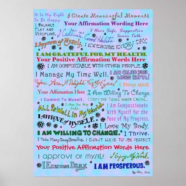Anpassa den här ekologiska bekräftelsen poster (Framsidan)
