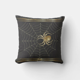 Anpassa den här Golden Spider-dekoratorns fyllning Kudde