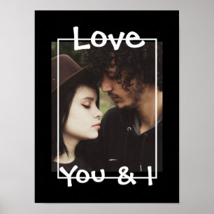 Anpassa den här "Kärlek"-Poster med Bild Poster