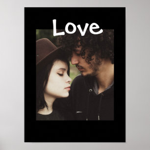 Anpassa den här "Kärlek"-Poster med Bild Poster