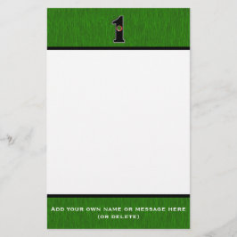 Anpassa den här Lucky Golfer Hål i en design!  Brevpapper