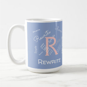 Anpassa den här mallen, MONOGRAM, FAMILY, NAMN. Kaffemugg