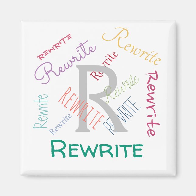 Anpassa den här mallen, namn i familjen, magnet (Framsidan)