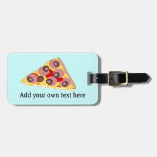 Anpassa den här Pizza-segmentbilden Bagagebricka
