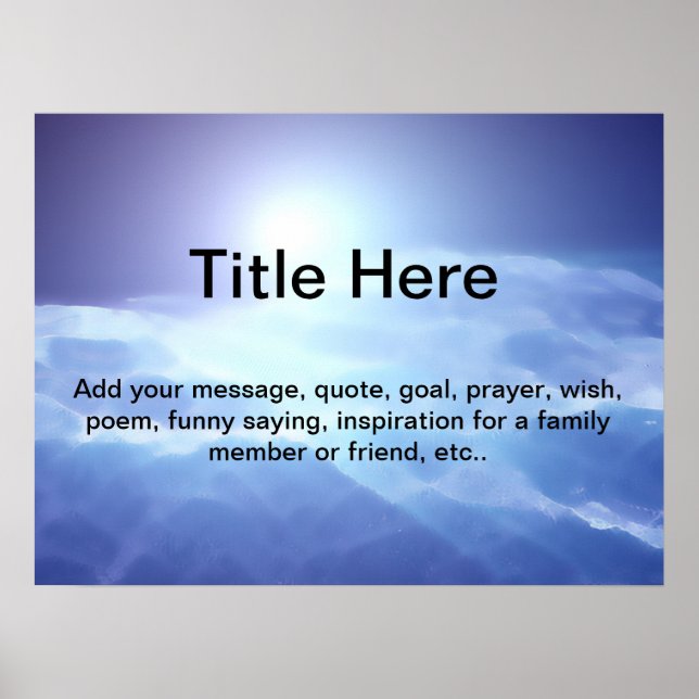 Anpassa den här Poster (Framsidan)