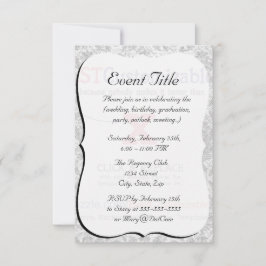 Anpassa den här presenten inbjudningar