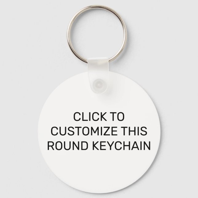 ANPASSA DEN HÄR ROUND KEYCHAIN NYCKELRING (Framsida)