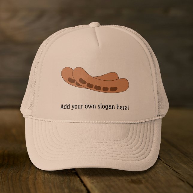 Anpassa den här Sausages-bilden Truckerkeps (Skapare uppladdad)