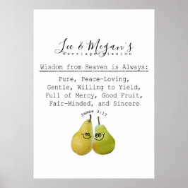 Anpassa den här skripturteckningen i Giftermål Pra Poster