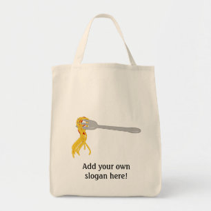Anpassa den här Spaghetti Pasta-grafiken Tygkasse