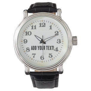 Anpassa den här vintagens klassiska vita armbandsur