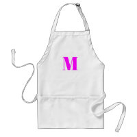 Anpassa den inledande rosan för monogram magenta v