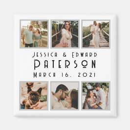 Anpassa den, Kärlek Photos Modern Personlig Gift Magnet