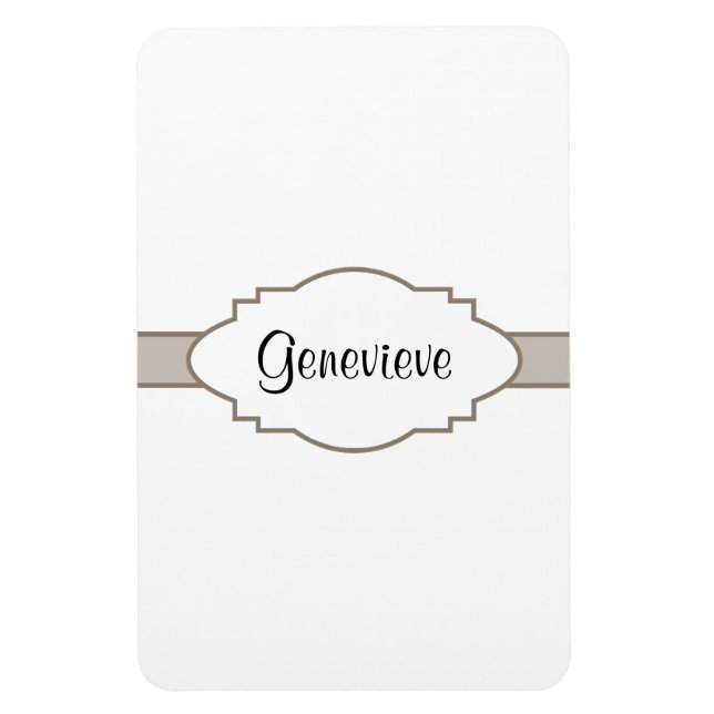 Anpassa den! Namnskylt Magnet (Vertikal)