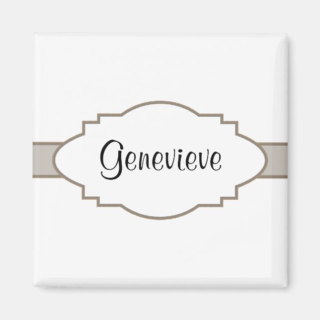 Anpassa den! Namnskylt Magnet (Framsidan)