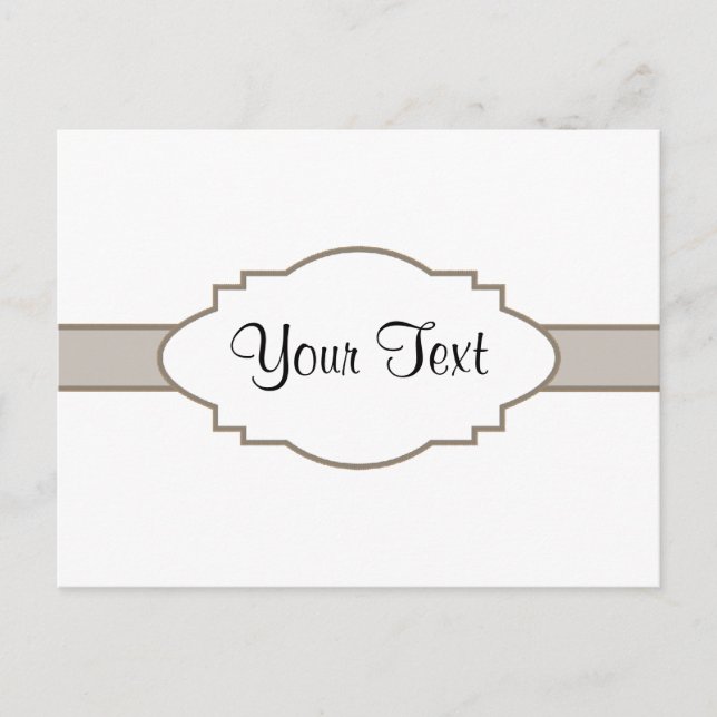 Anpassa den! Namnskylt Vykort (Framsida)