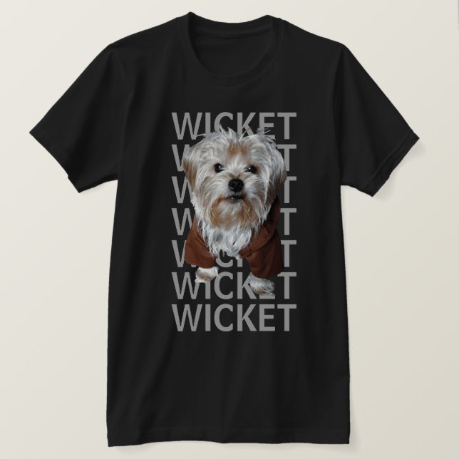 Anpassa den! Pet Namn repeterar med foto T Shirt (Design framsida)