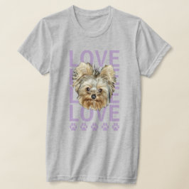 Anpassa den! Pet Photo kärlek i Kärlek T Shirt