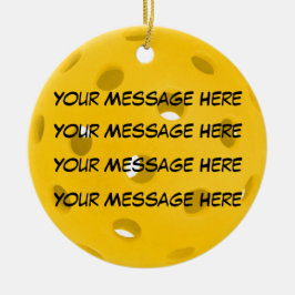 Anpassa den, Pickleball Julgransprydnad Keramik