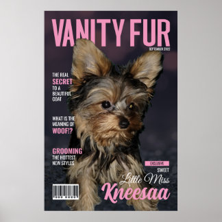 Anpassa den! VF Girly Rosa Mag Cover Poster