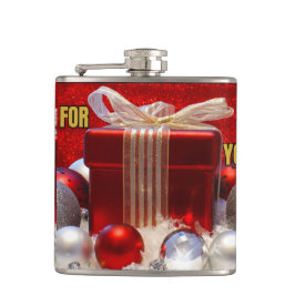 Anpassa den vinylvällade julkolven fickplunta