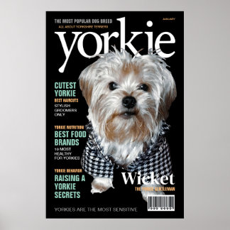 Anpassa den! Yorkie Mag Poster