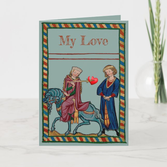 Anpassa denna Alla hjärtans dag Helgkort (Framsida)